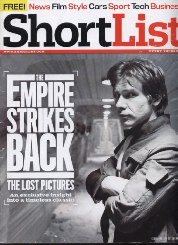 SHORTLIST magazine side cover Issue 149 28 October 2010