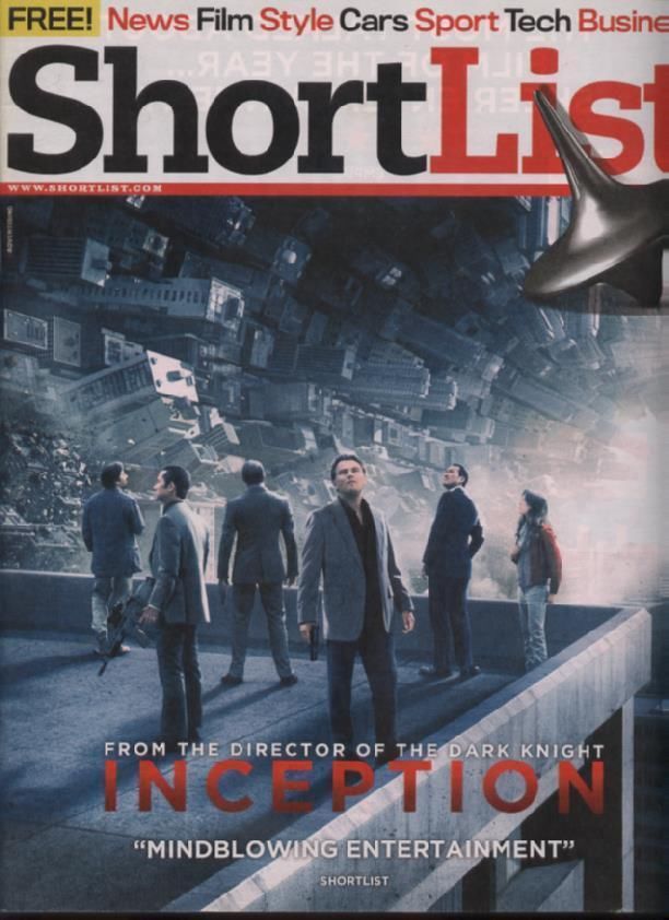 SHORTLIST magazine side cover Issue 154 2 December 2010