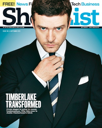 SHORTLIST magazine side cover Issue 192 8 September 2011