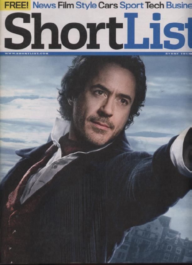 SHORTLIST magazine side cover Issue 205 8 December 2011
