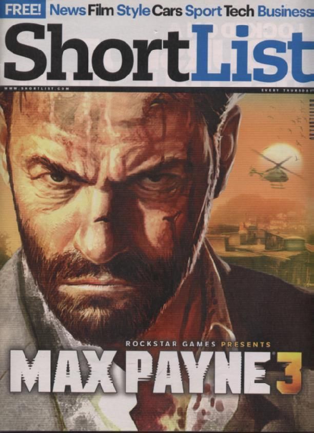 SHORTLIST magazine side cover Issue 225 17 May 2012