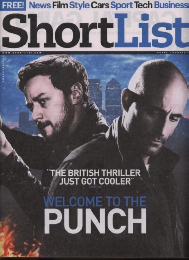 SHORTLIST magazine side cover Issue 265 14 March 2013