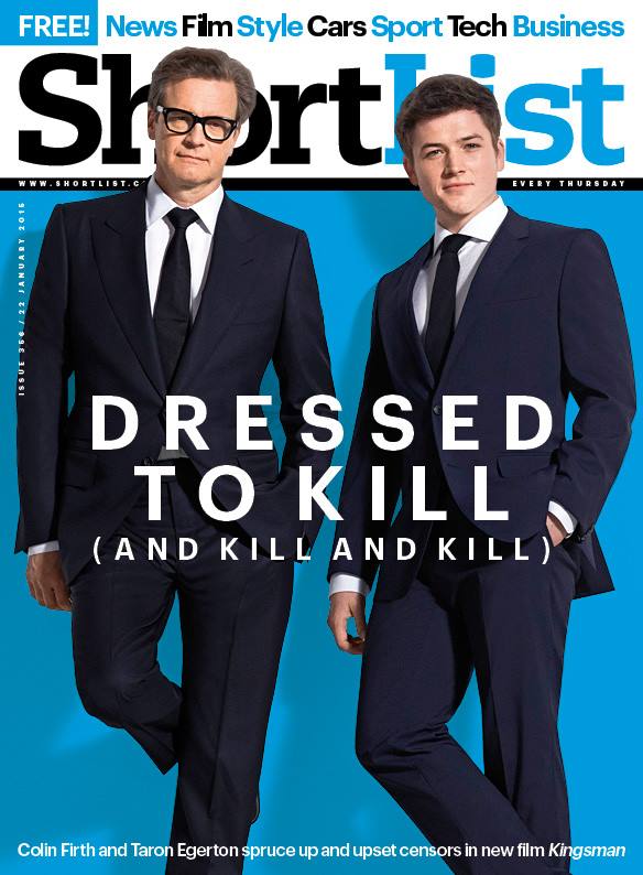 SHORTLIST magazine side cover 22 January 2015
