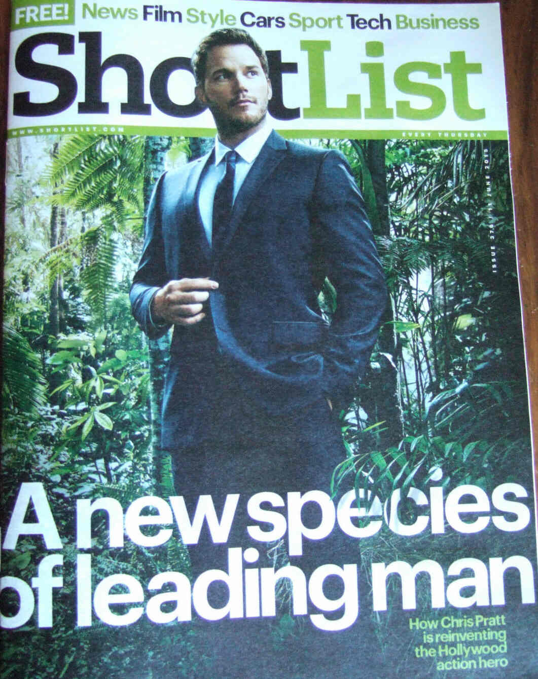 SHORTLIST magazine side cover Issue 376 11 June 2015