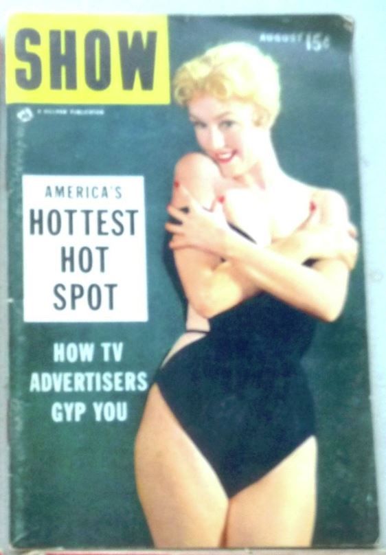 SHOW (50s) magazine side cover August 1955