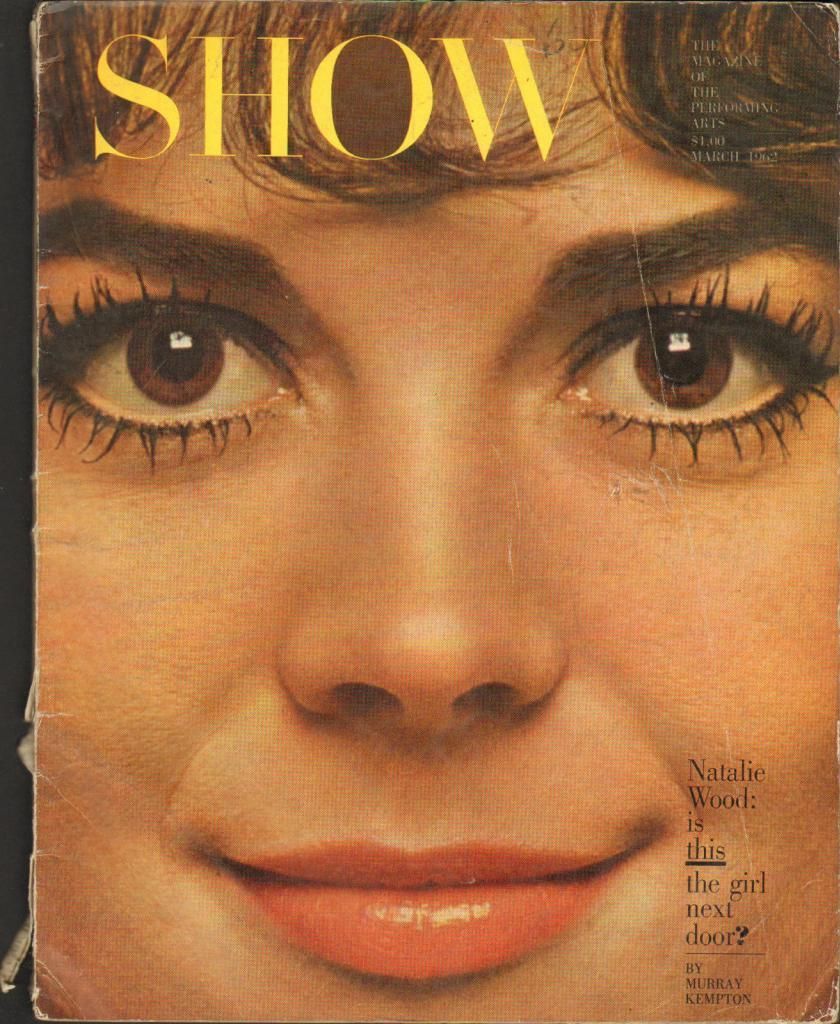 SHOW (60s-70s) magazine side cover Issue 6 March 1962