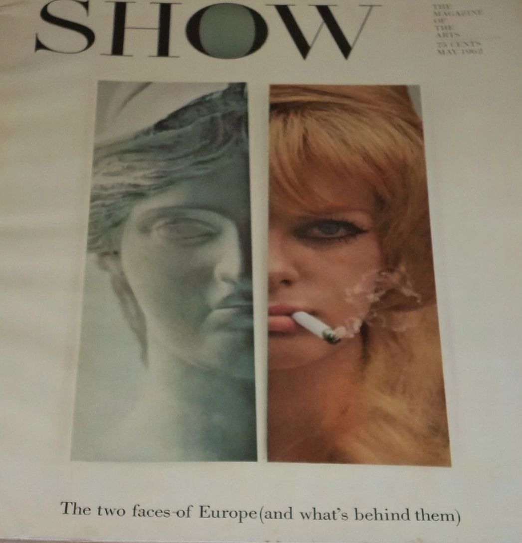 SHOW (60s-70s) magazine side cover Issue 8 May 1962