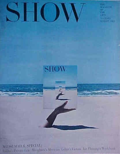 SHOW (60s-70s) magazine side cover August 1962