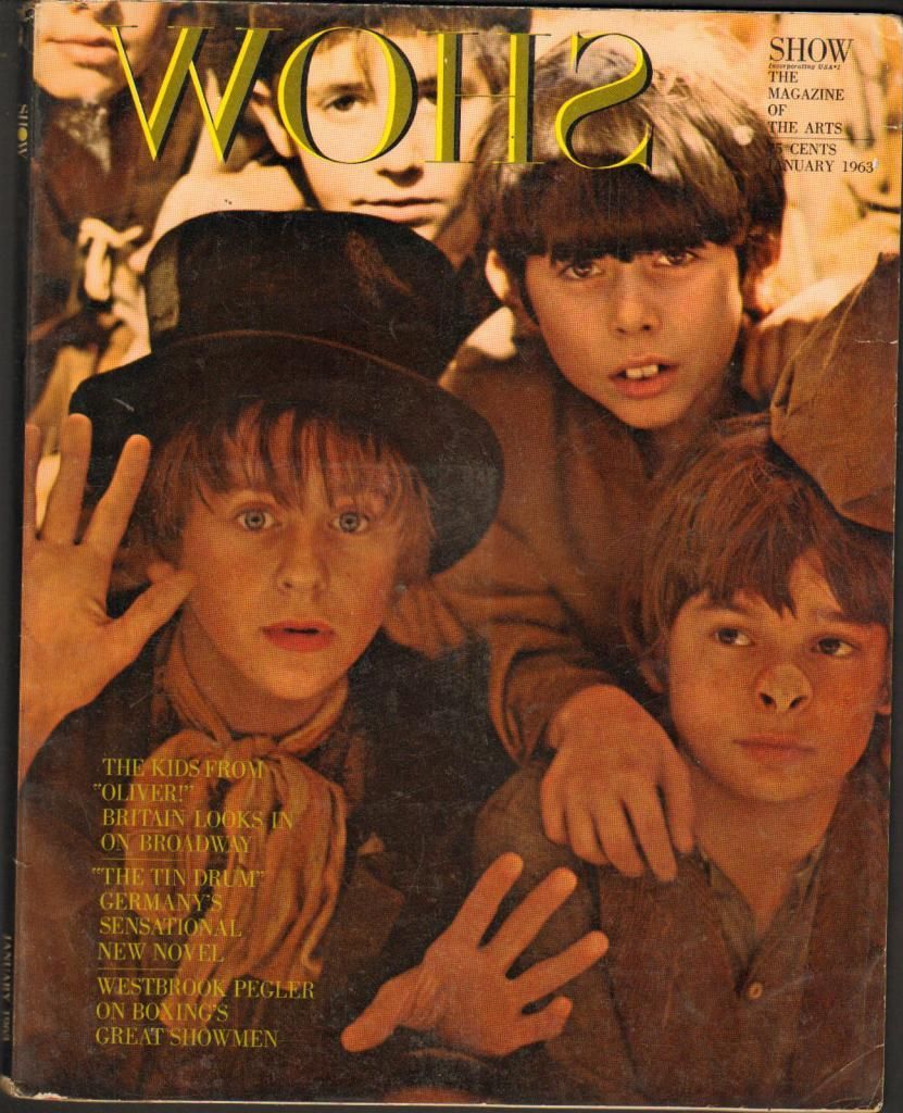SHOW (60s-70s) magazine side cover January 1963