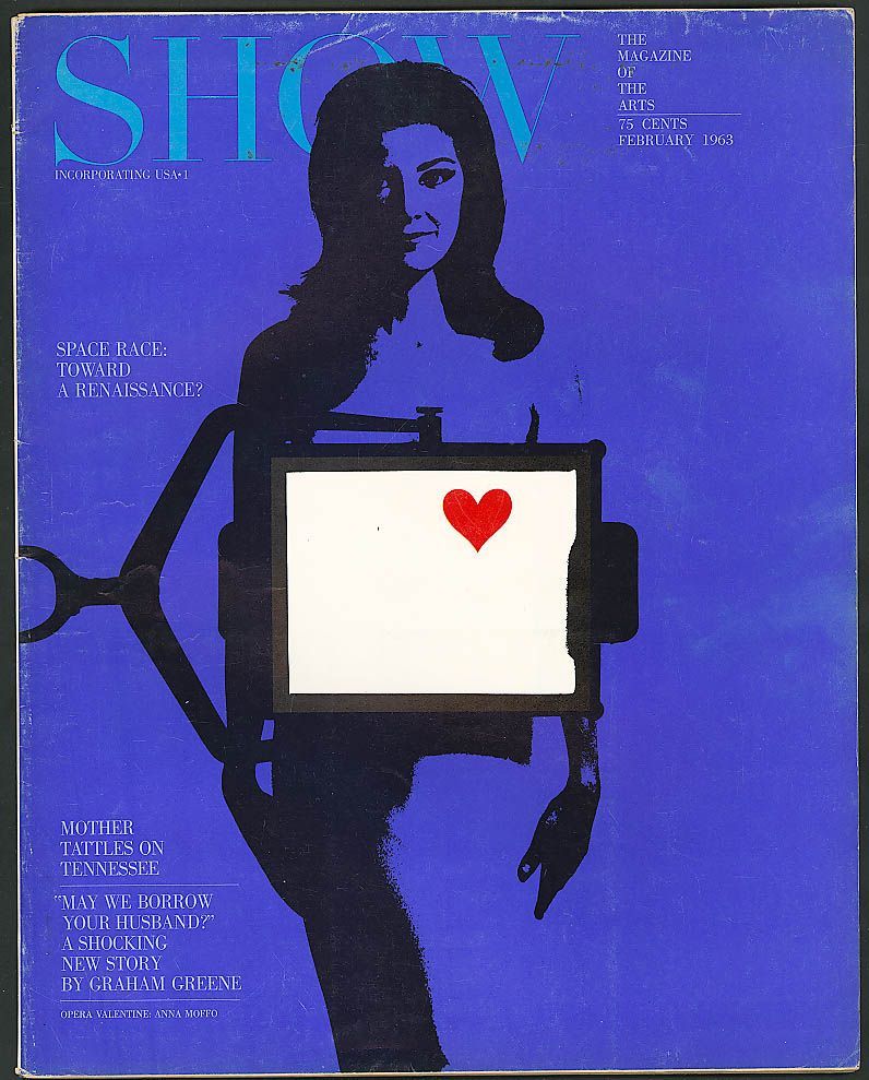 SHOW (60s-70s) magazine side cover February 1963