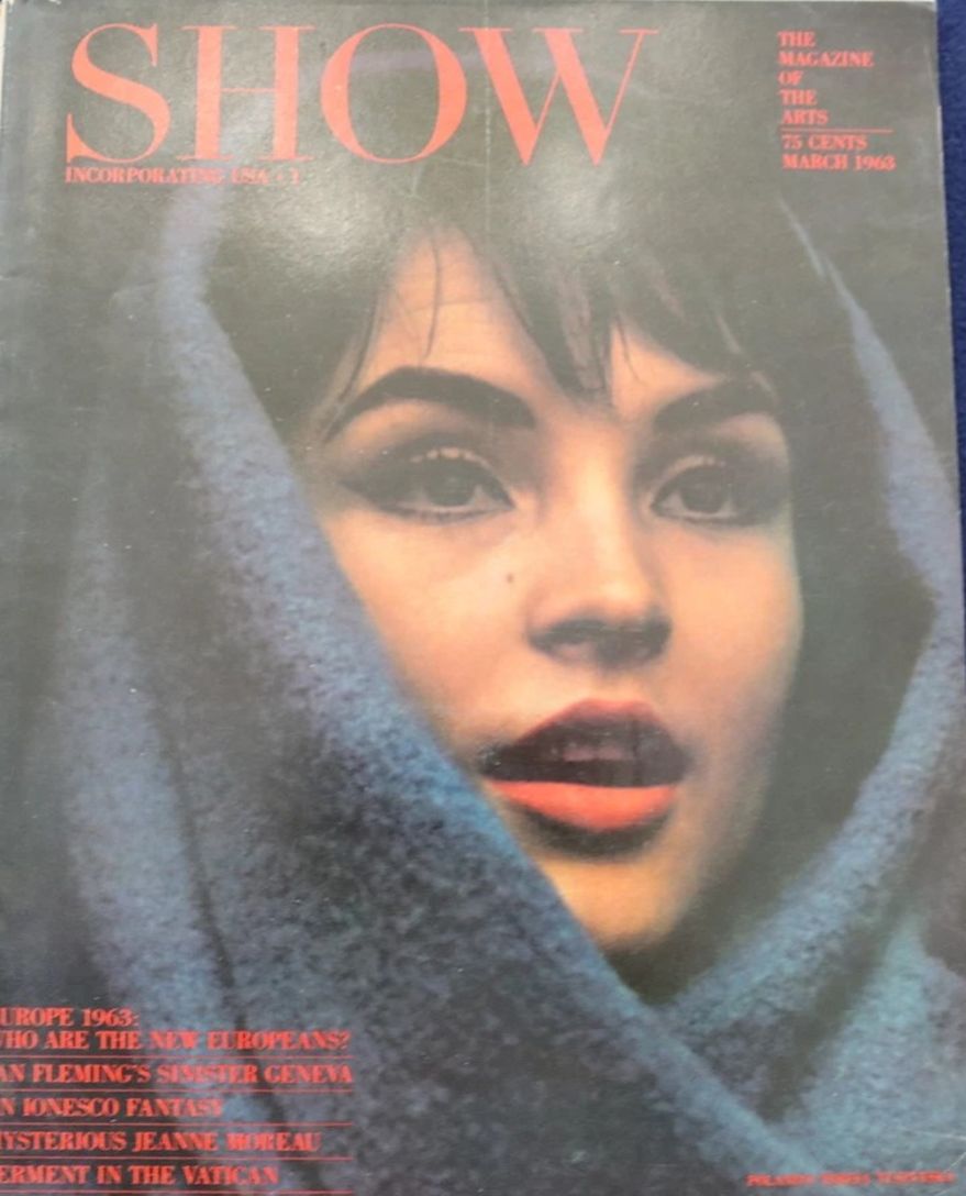 SHOW (60s-70s) magazine side cover March 1963