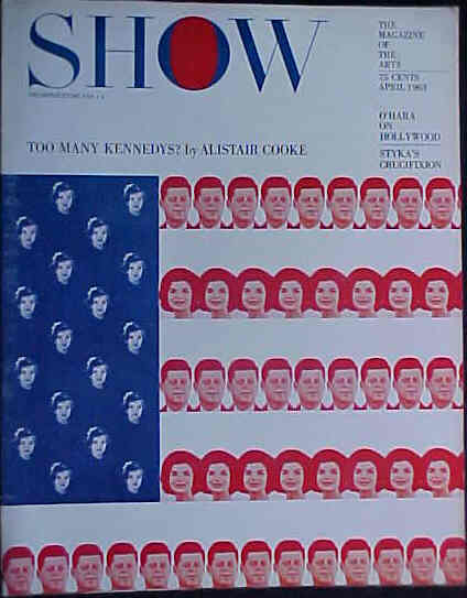 SHOW (60s-70s) magazine side cover April 1963