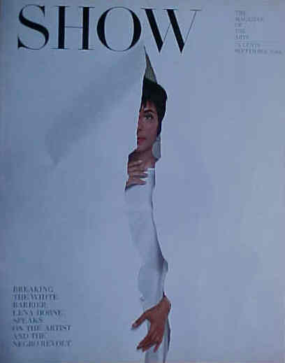 SHOW (60s-70s) magazine side cover September 1963