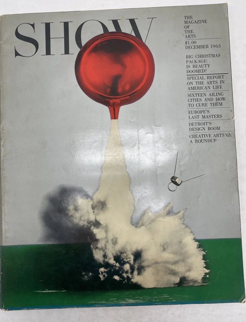SHOW (60s-70s) magazine side cover December 1963