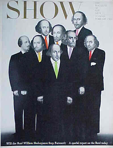 SHOW (60s-70s) magazine side cover February 1964