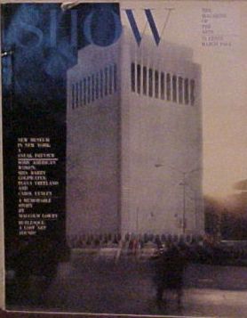 SHOW (60s-70s) magazine side cover March 1964