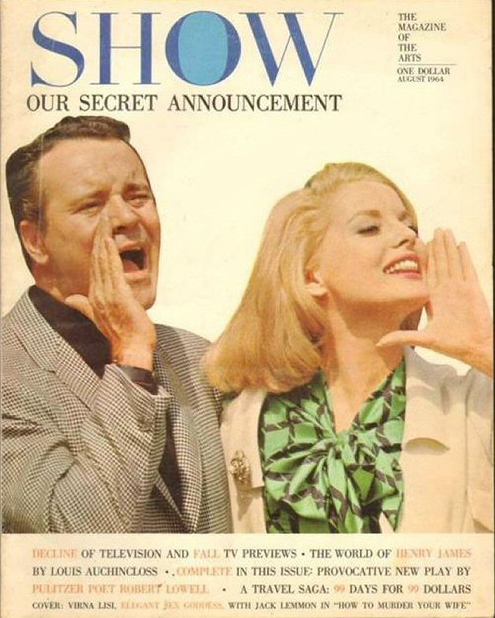SHOW (60s-70s) magazine side cover August 1964