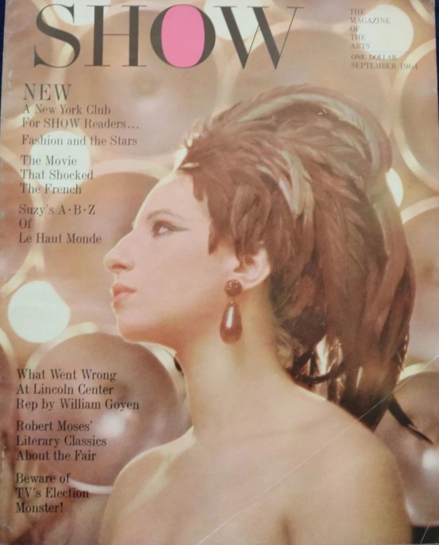 SHOW (60s-70s) magazine side cover September 1964