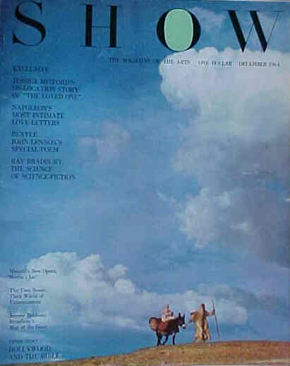 SHOW (60s-70s) magazine side cover December 1964