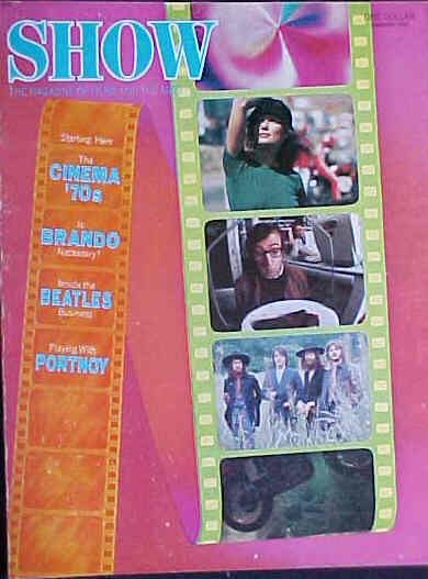 SHOW (60s-70s) magazine side cover January 1970