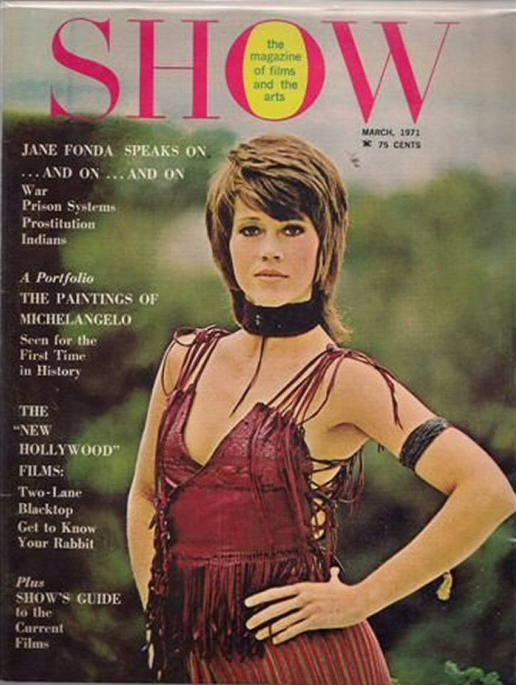 SHOW (60s-70s) magazine side cover March 1971