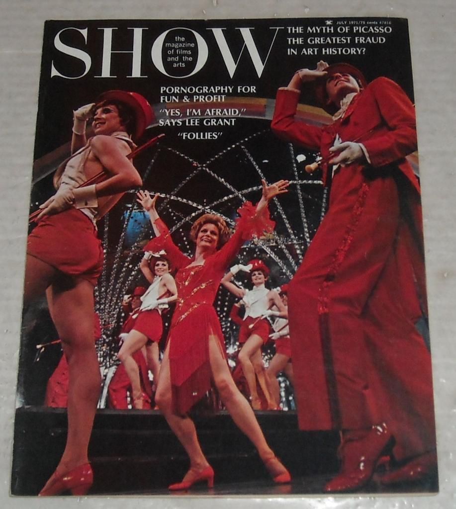 SHOW (60s-70s) magazine side cover July 1971