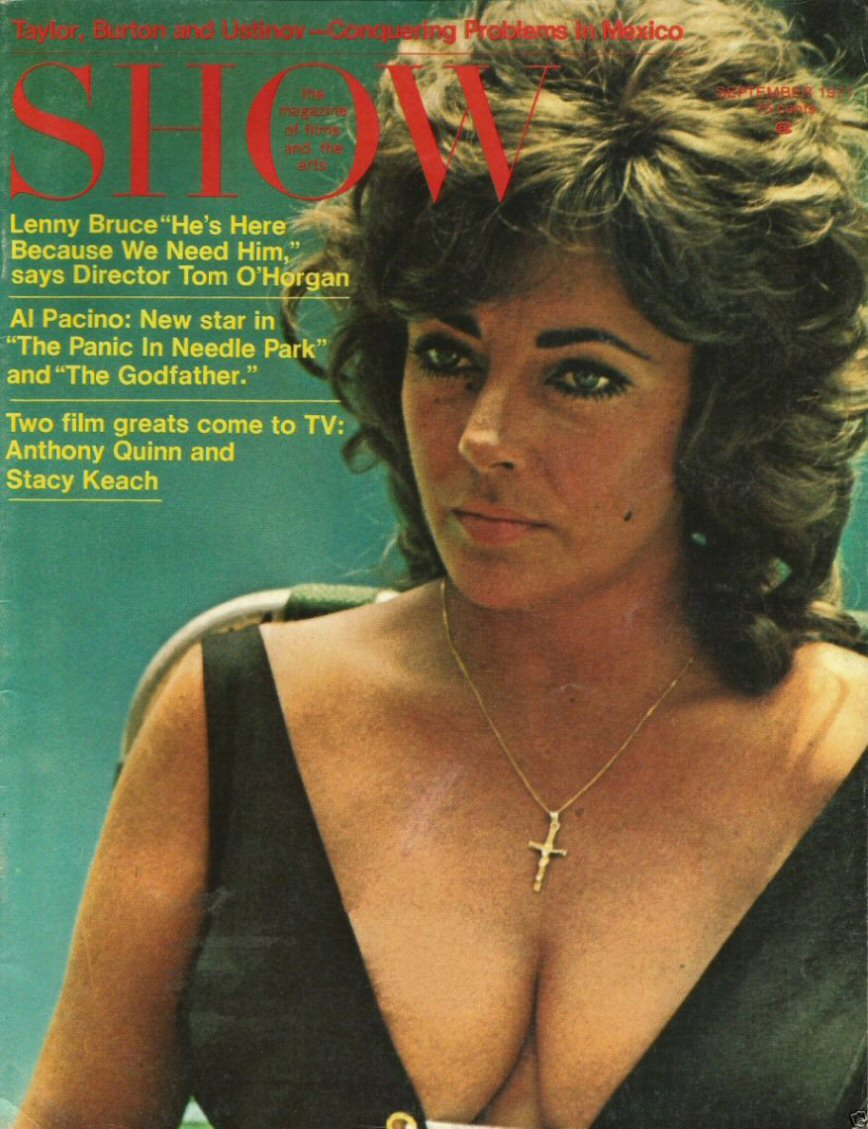 SHOW (60s-70s) magazine side cover September 1971