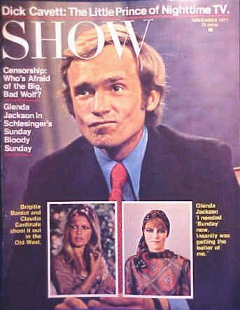 SHOW (60s-70s) magazine side cover November 1971