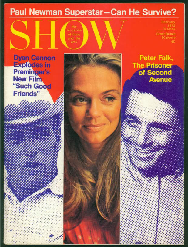 SHOW (60s-70s) magazine side cover February 1972