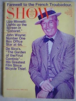 SHOW (60s-70s) magazine side cover March 1972
