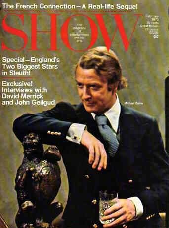 SHOW (60s-70s) magazine side cover February 1973