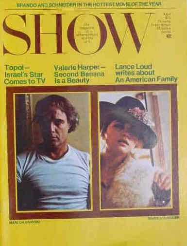 SHOW (60s-70s) magazine side cover April 1973
