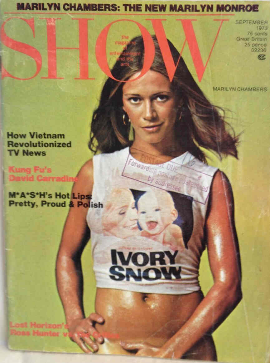 SHOW (60s-70s) magazine side cover September 1973