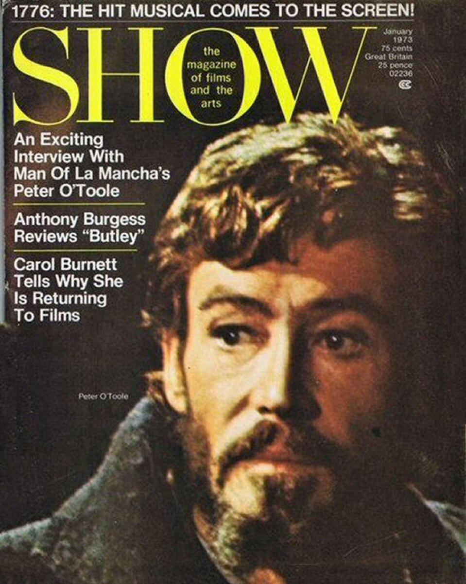 SHOW (60s-70s) magazine side cover  January 1973