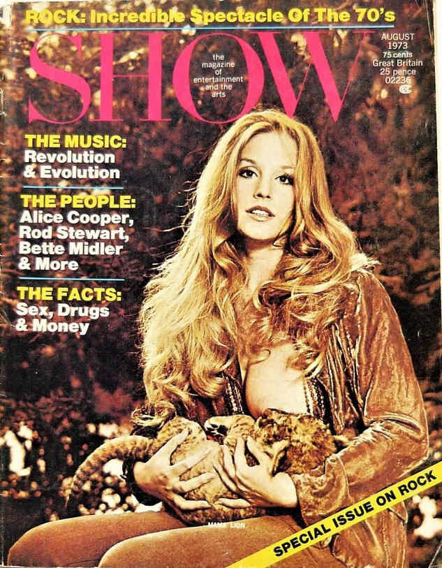 SHOW (60s-70s) magazine side cover August 1973