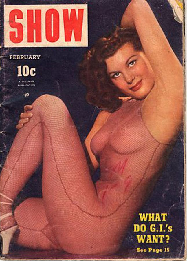 SHOW (50s) magazine side cover February 1953