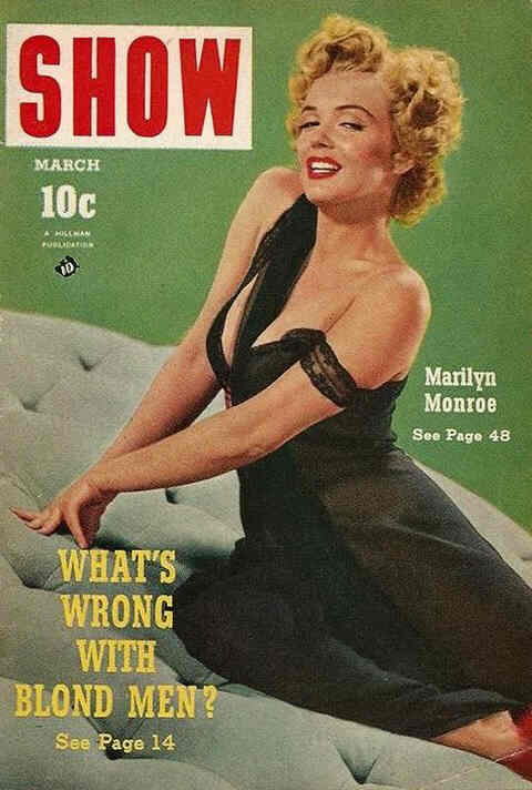 SHOW (50s) magazine side cover March 1953
