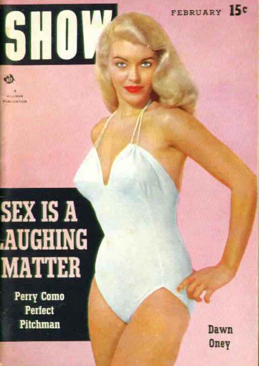 SHOW (50s) magazine side cover February 1955