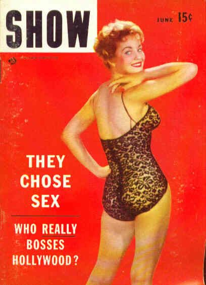 SHOW (50s) magazine side cover June 1955
