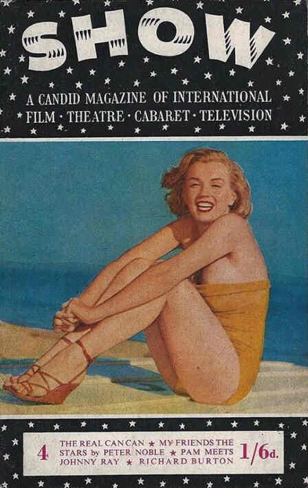 SHOW (UK) magazine side cover Issue 4  1955
