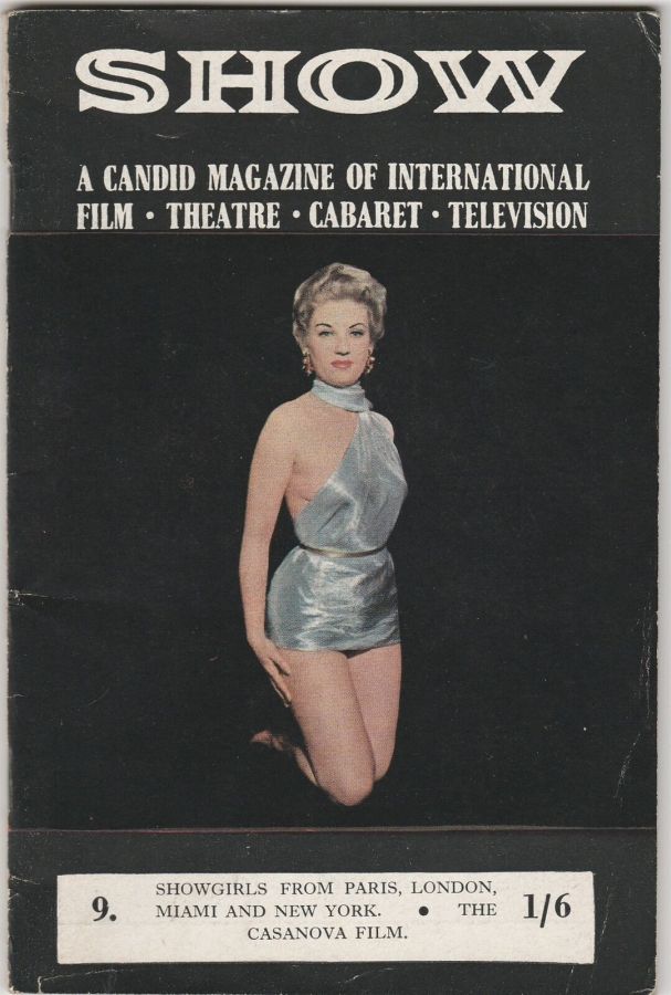 SHOW (UK) magazine side cover Issue 9  1956