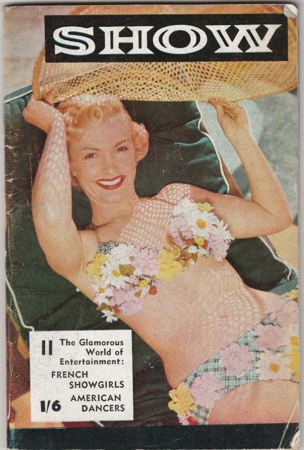 SHOW (UK) magazine side cover Issue 11  1956
