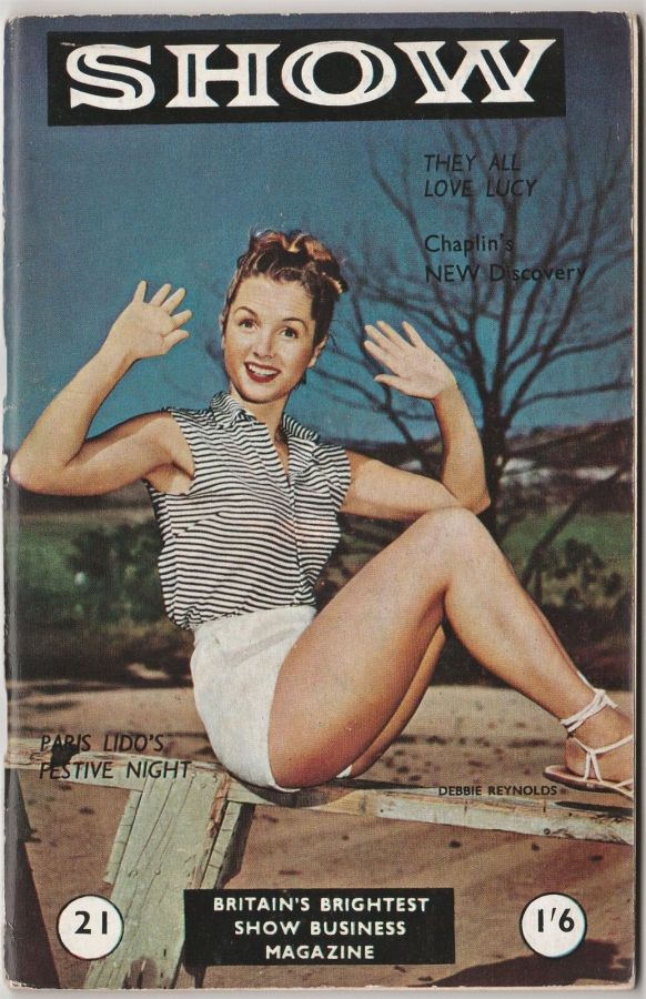 SHOW (UK) magazine side cover Issue 21  1957