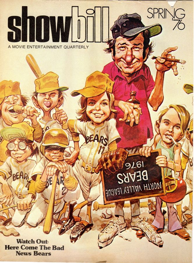 SHOWBILL magazine side cover  Vol 2 # 1 Spring 1976