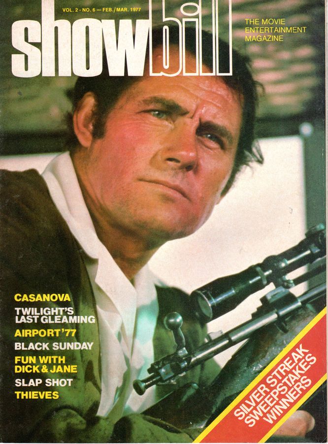 SHOWBILL magazine side cover  Vol 2 # 6 February/March 1977