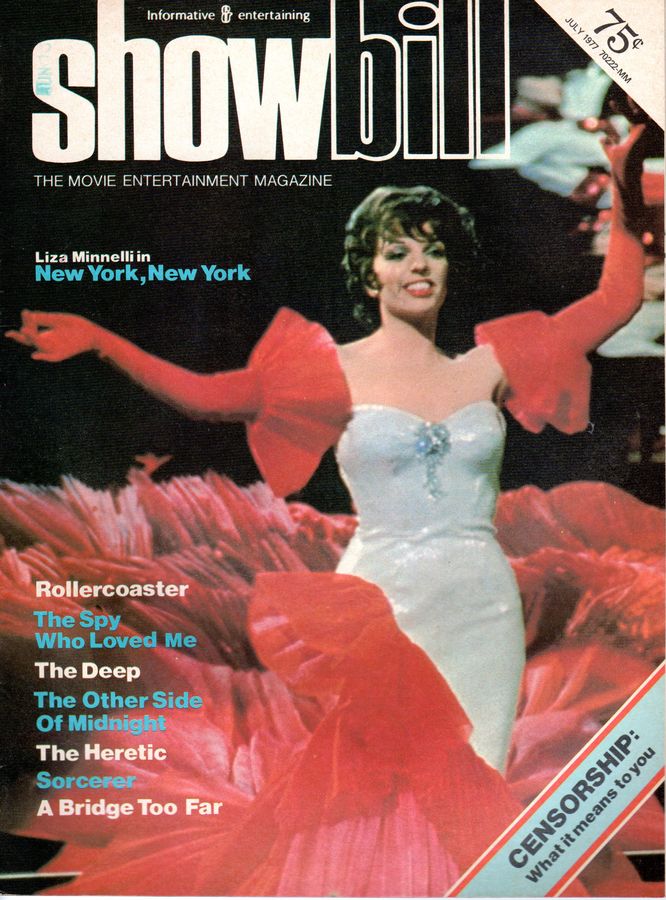 SHOWBILL magazine side cover  Vol 3 # 2 June/July 1977