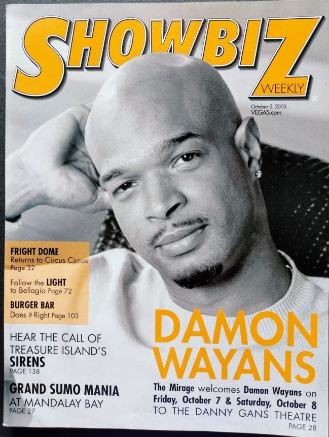 SHOWBIZ magazine side cover 2 October 2005