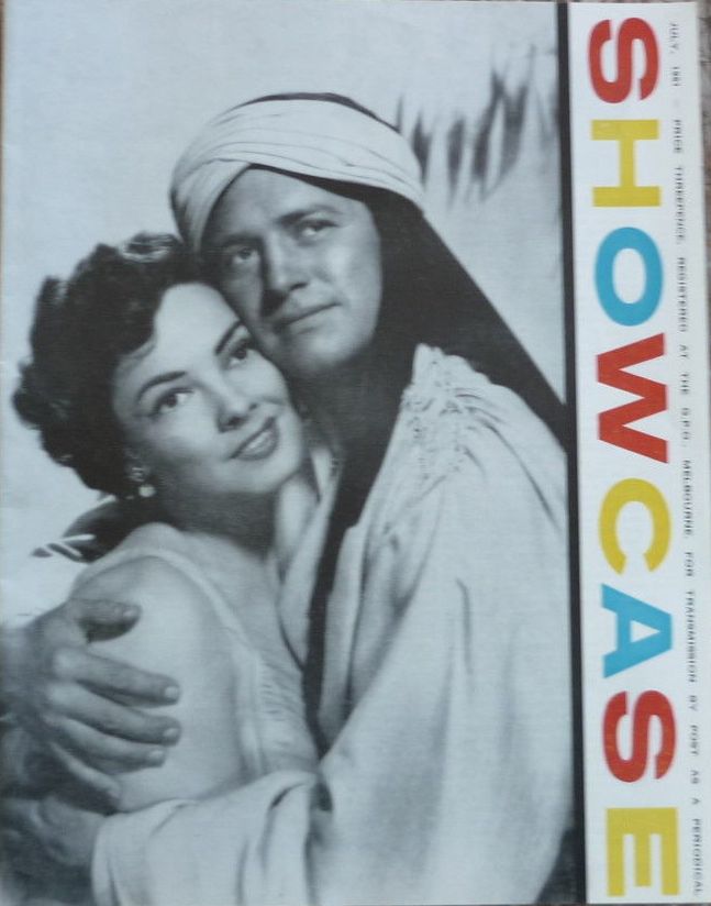 SHOWCASE magazine side cover July 1961