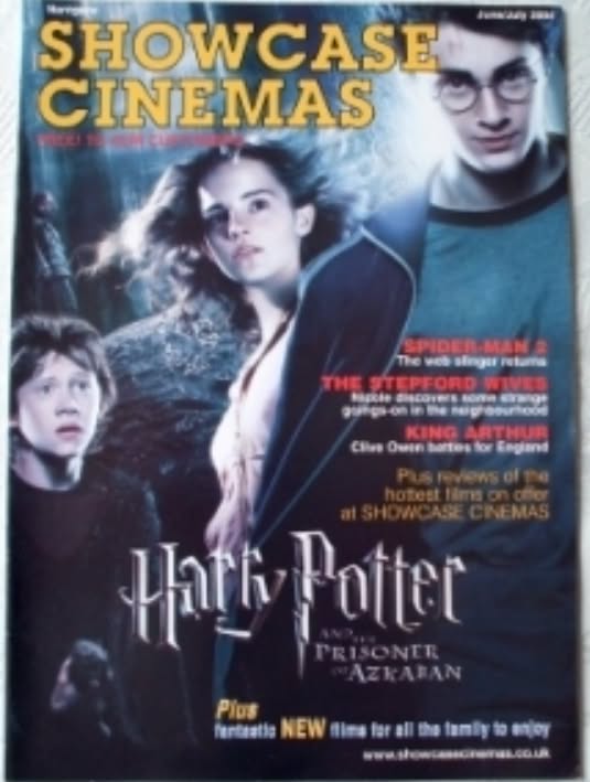 SHOWCASE CINEMAS magazine side cover  June/July 2004