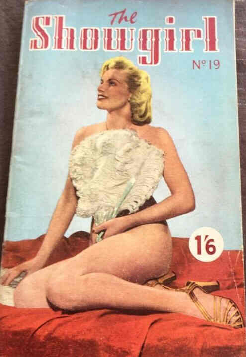 SHOWGIRL | THE magazine side cover Issue 19  1955